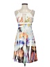 Arden B. Print White Cocktail Dress Size S - photo 1