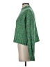 Central Park West Tweed Green Turtleneck Sweater Size S - photo 5