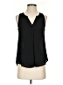 Lush 100% Polyester Black Sleeveless Blouse Size XS - photo 1