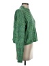 Central Park West Tweed Green Turtleneck Sweater Size S - photo 4