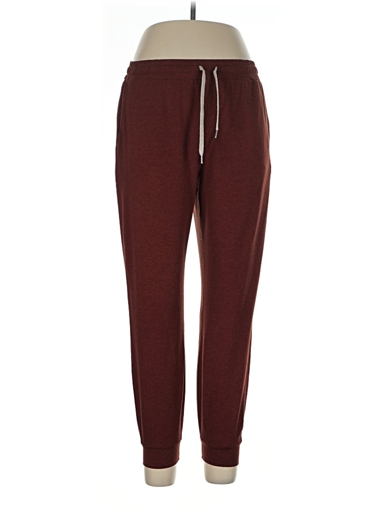Pre-owned Vuori Track Pants In Burgundy