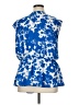 Worthington 100% Polyester Blue Sleeveless Blouse Size XL - photo 2
