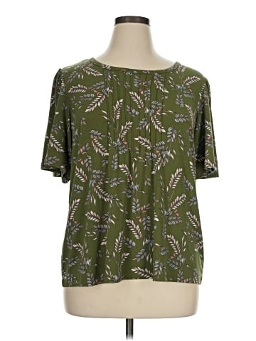 Liz Claiborne Short Sleeve Blouse (view 1)