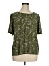 Liz Claiborne Green Short Sleeve Blouse Size 0X - photo 1
