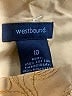Westbound 100% Cotton Paisley Tan Formal Skirt Size 10 - photo 4