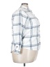 Universal Thread 100% Cotton Plaid Ivory Long Sleeve Button-Down Shirt Size XXL - photo 4