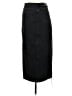 Stradivarius Black Denim Skirt Size 6 - photo 2