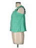 E&M Collection Green Sleeveless Blouse Size L - photo 5