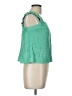E&M Collection Green Sleeveless Blouse Size L - photo 4