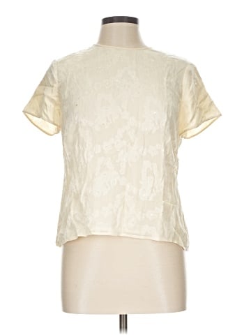 Jones New York Short Sleeve Silk Top (view 1)