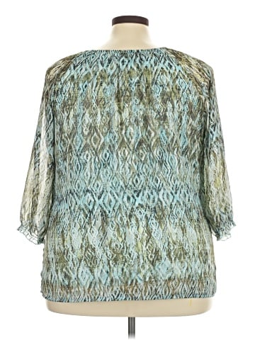 Sara Michelle 3/4 Sleeve Blouse (view 2)