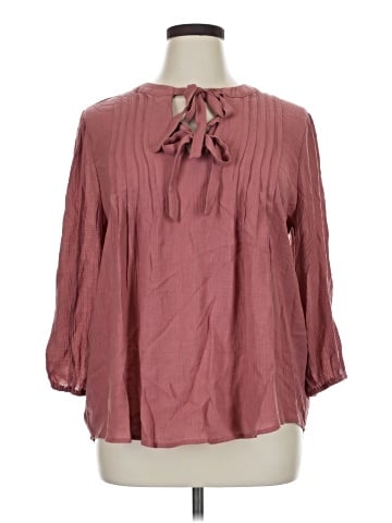 Perch by Blu Pepper 3/4 Sleeve Blouse (view 1)
