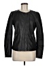 Trouve 100% Leather Black Leather Jacket Size M - photo 1