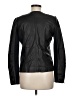 Trouve 100% Leather Black Leather Jacket Size M - photo 2