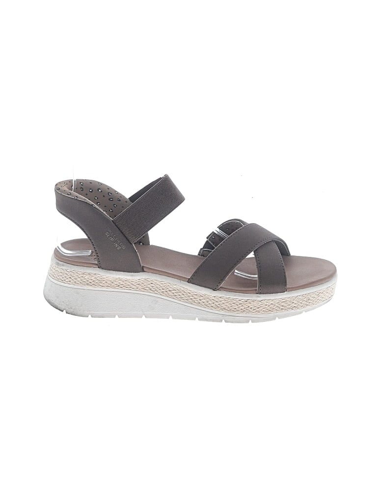 Pre-owned Bobs From Skechers Sandals In Gray
