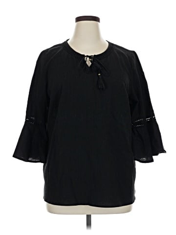 Denim & Co 3/4 Sleeve Blouse (view 1)