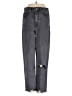 Express Hearts Gray Jeans Size 0 - photo 1