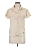 Adrienne Vittadini Ivory Short Sleeve Blouse Size M - photo 1