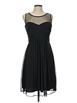 scarlett nite black dress NEW $80 Sz 10 on Black Laceover Cotton Nylon Poly Trendy Black Dress With Center Rhinestone Detail Vintage scarlett nite dress -