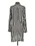 Bebe Stripes Black Casual Dress Size XS - photo 2