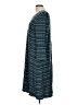 Garnet Hill Stripes Teal Casual Dress Size L - photo 5