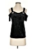 Rock & Republic Black Short Sleeve Top Size S - photo 1