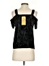 Rock & Republic Black Short Sleeve Top Size S - photo 2