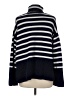 Gap Stripes Blue Turtleneck Sweater Size M - photo 2