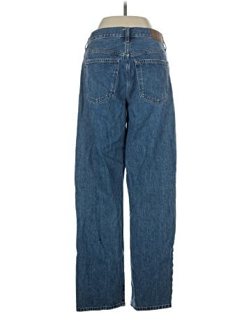 Madewell Low-Slung Straight Jeans in Palmina Wash (view 2)