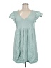 Eyeshadow 100% Rayon Teal Casual Dress Size M - photo 1