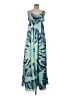 BCBGeneration 100% Polyester Tie-dye Blue Casual Dress Size S - photo 1