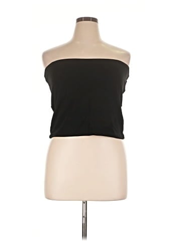 Charcoal Tube Top (view 1)