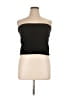 Charcoal Solid Black Tube Top Size 16 - photo 1