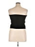 Charcoal Solid Black Tube Top Size 16 - photo 2