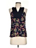 Cooper & Ella 100% Polyester Blue Sleeveless Blouse Size Sm (1) - photo 1