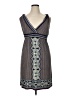 Max Studio Paisley Brown Casual Dress Size XL - photo 1