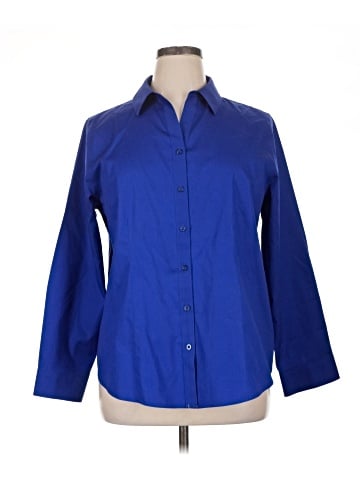 Chico's 3/4 Sleeve Button-Down Shirt (view 1)