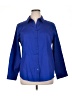 Chico's 100% Cotton Blue 3/4 Sleeve Button-Down Shirt Size XL (3) - photo 1