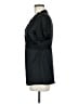 BCBGMAXAZRIA 100% Silk Black Short Sleeve Silk Top Size M - photo 5
