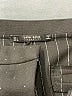 Zara Basic Chevron-herringbone Black Dress Pants Size L - photo 7