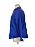 Chico's 100% Cotton Blue 3/4 Sleeve Button-Down Shirt Size XL (3) - photo 5