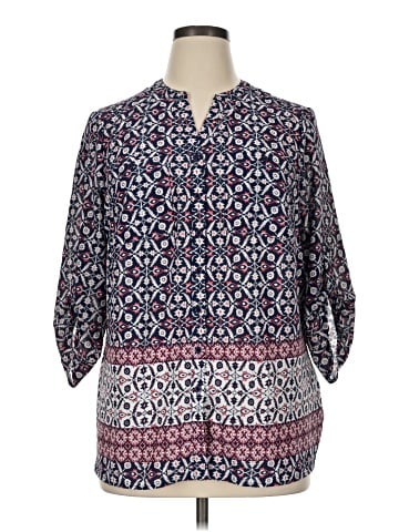 Faded Glory 3/4 Sleeve Blouse (view 1)