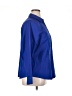 Chico's 100% Cotton Blue 3/4 Sleeve Button-Down Shirt Size XL (3) - photo 4