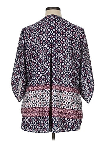 Faded Glory 3/4 Sleeve Blouse (view 2)