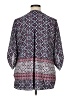 Faded Glory Blue 3/4 Sleeve Blouse Size 1X - photo 2