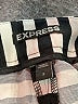 Express Stripes Gray Shorts Size 2 - photo 3