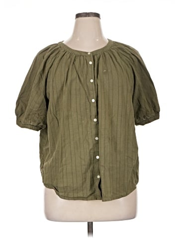 Ann Taylor LOFT Outlet Short Sleeve Blouse (view 1)