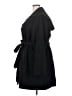 London Fog 100% Polyester Black Trenchcoat Size 2X - photo 5