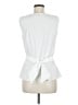 Talbots 100% Cotton White Sleeveless Blouse Size 8 - photo 2