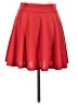 Unbranded Solid Red Casual Skirt Size L - photo 1